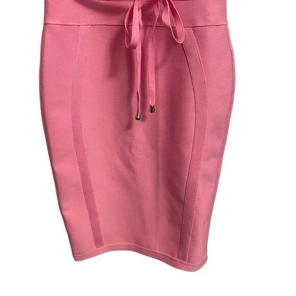Bella Barnett Pink Bandage Bodycon Dress Sleeveless Size Small NWT - Picture 4 of 9